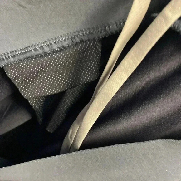 QUECHUA WO NAVY ATHLETIC LEGGINGS WITH OVER SHORTS  NYLON SPANDEX  BLEND NO TAGS - Picture 11 of 11